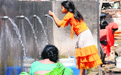 Criminal WastageWith taps getting repeatedly stolen, drinking water goes waste at Colony Number 4 in Chandigarh.