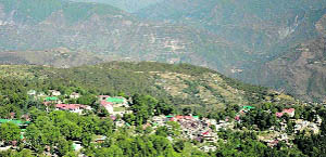 A view of Dalhousie town.