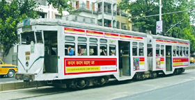 The tram service in Kolkata, which will be introduced on the Lovely Professional University campus in Phagwara.