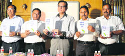 A book by Rajbir Deswal is released by Satish Kumar Bansal, Chairman, RKSD group of institutions, at Kaithal. 