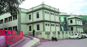 Government Hospital at Poonch which lacks basic facilities.