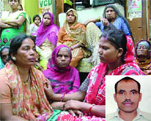 The family grieves for the victim