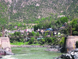 The old suspension bridge over the Chenab in Ramban needs to be reconstructed.