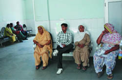 Patients and attendants were left waiting as the doctors of the Civil Hospital and the Women and Children Hospital went on strike for two hours in Bathinda
