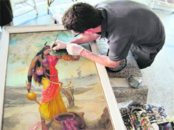 An old painting in a new look. 