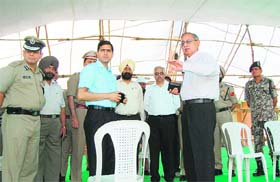 Border Management Secretary AE Ahmed in Attari on Thursday