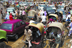 Traffic snarls have become a common feature on city roads rendering the traffic cops helpless.