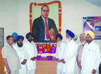 Rich tributes were paid to Dr BR Ambedkar on his 121st birth anniversary at a function organised by the Dr BR Ambedkar Mission Society in Bathinda on Saturday.