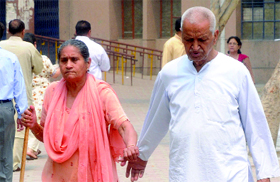 Illness and age no bar for these voters.