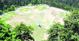 The Annandale ground in Shimla.