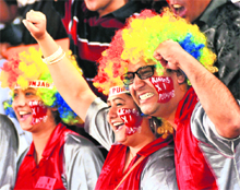 Kings XI Punjab supporters. 