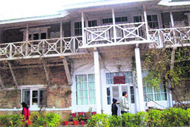 The International Roerich Memorial Trust museum at Naggar in Kullu.