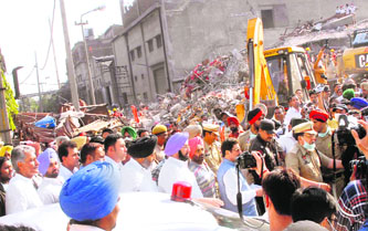 PCC chief Capt Amarinder Singh in Jalandhar.