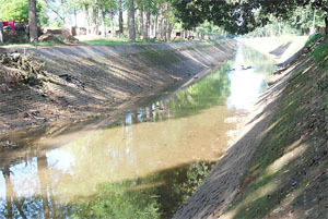 The city is getting a rationed down water supply as the Sirhind Canal has been closed for 20 days