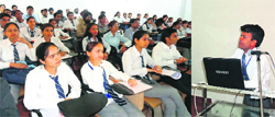 Participants during a placement drive organised by the Kurukshetra Institute of Technology and Management in Kurukshetra.