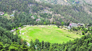 The Annandale ground in Shimla.