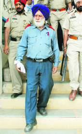 The security guard who fired the shot during a heated argument with his relatives in Ludhiana on Friday. 