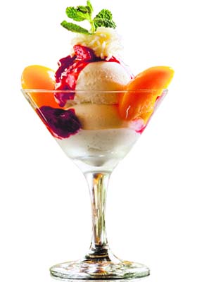 CREAM OF THE CROP: Fancy frozen concoctions by top chefs cost between Rs 450-999