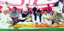 Jammu and Kashmir Pradesh Congress Committee president Saifuddin Soz at a function in Rajouri on Sunday