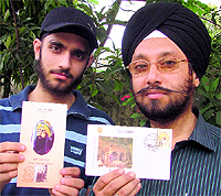 Gunpreet Singh with father HP Singh from Amritsar