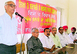 CPI meeting in progress at Ludhiana on Sunday