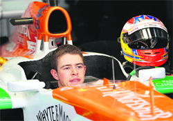 Paul di Resta delivered his best result of the <p>2012 season for Sahara Force India.