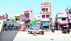 A view of the Pashoria Nagar, the new home of Hindu and Sikh migrants from Pakistan, in Amritsar