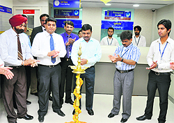 Muktesh Pardeshi, Chief Passport Officer and Joint Secretary, Ministry of External Affairs, inaugurates the Passport Seva Kendra in Jammu on Tuesday