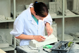 Apart from field work archaeology students now also make use of latest techniques in labs