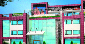 A layout plan of the proposed Tourist Reception Centre at Katra.