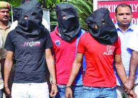 The Delhi police on Saturday arrested three persons in connection with the shooting of a transporter in Bawana on Wednesday