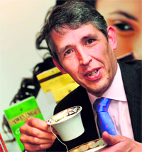English teamaker Stephen Twining at a function in Gurgaon on April 27.