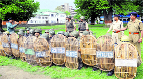 A training session on in Srinagar.