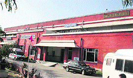 A view of Shri Maharaja Gulab Singh Hospital in Jammu.