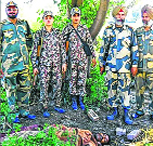 Aarti and Reena Kaur ( in pic) displayed unusual valour in gunning down two Pakistani intruders, one of them 50 metres from the border fencing in the Dera Baba Nanak Sector, on Sunday evening