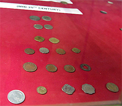 The collection of coins at the museum is a formidable one. Some of the coins date back to the medieval period while others belong to foreign countries