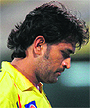 MS Dhoni is struggling to mount a defence of his teams IPL title