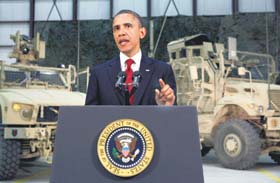 US President Barack Obama in Kabul on Tuesday