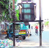 Electricity transformers lead to congestion