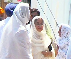 Gursharan Kaur with relatives