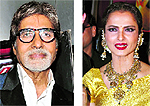 Unlikely pair: Amitabh Bachchan and Rekha