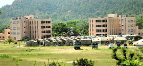 A view of the upcoming CRPF training centre
