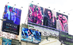 Illegal hoarding in Amritsar. 