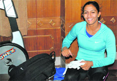 Geeta Phogat is the first woman wrestler to represent India the Olympics Photo: Rajesh Sachar