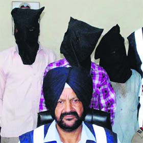 The accused in police custody in Amritsar on Sunday