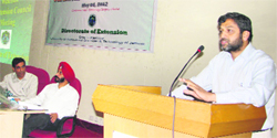 The fifth extension council meeting of the Sher-e-Kashmir University of Agriculture Science and Technology in progress in Jammu. 
