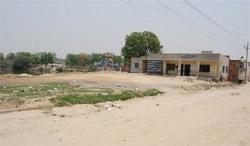 This government school in Dhobiana Basti in Bathinda has the village pond, full of sewage, located in its neighbourhood. The school does not have any toilet or arrangement for drinking water. In the absence of adequate facilities, some students sit under makeshift tents, while the other half of the school is run from a dharamshala. 