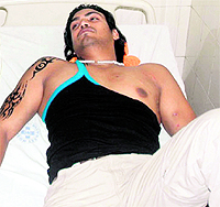 The accused at a hospital in Amritsar