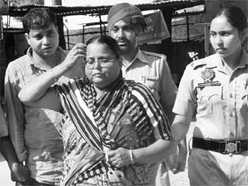 The accused being produced in the Mohali district courts on Wednesday.