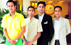(L-R) Vivek, Ajay, Shubhanshu Sharma and Chetan Sood